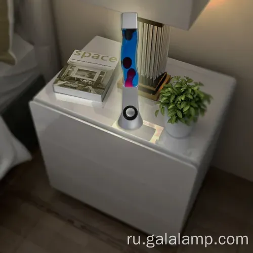 Яркая красочная лавовая лампа с высококачественным динамиком